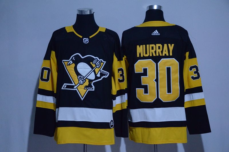 Men 2017 NHL Pittsburgh Penguins 30 Murray black Adidas Jerseys